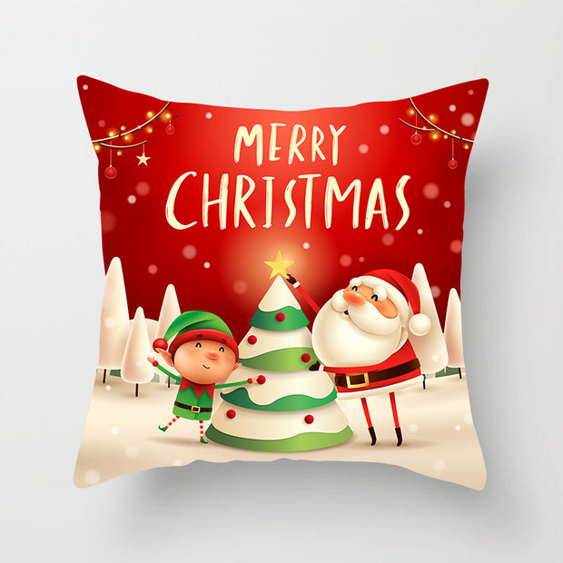 Santa snowman pillowcase