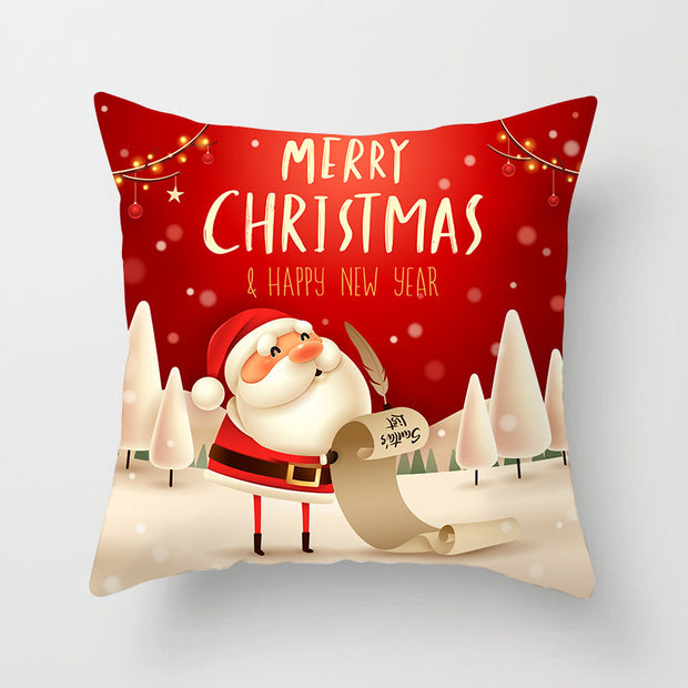 Santa snowman pillowcase