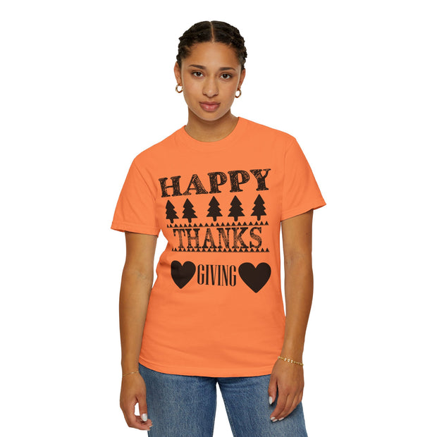 Happy Thanksgiving | Unisex Garment-Dyed T-shirt