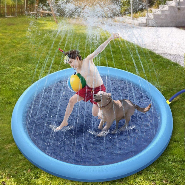 Fun Backyard Non-Slip Splash Pad For Kids And Pet