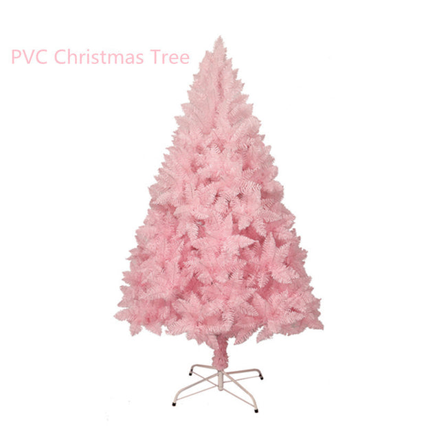 Christmas pink pointed tree