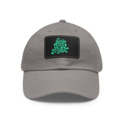 Dad Hat with Leather Patch (Rectangle)