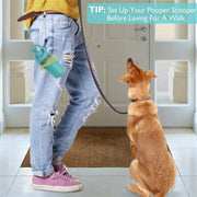 Portable Lightweight Dog Pooper Scooper With Built-in Poop Bag