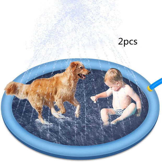 Fun Backyard Non-Slip Splash Pad For Kids And Pet