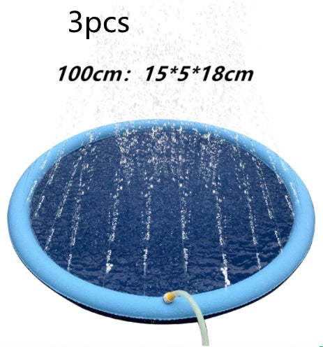 Fun Backyard Non-Slip Splash Pad For Kids And Pet