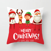 Santa snowman pillowcase