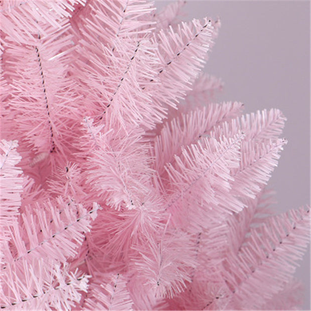 Christmas pink pointed tree