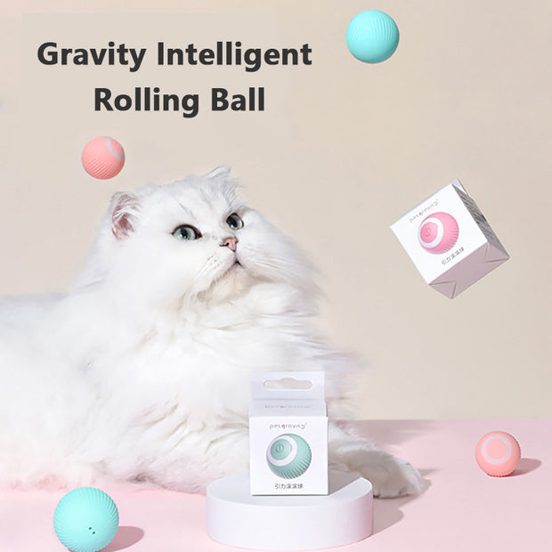 Cat Gravity Intelligent Rolling Ball Tease Toy