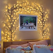 Willow Vine Branch With Lights Christmas Garland Flexible DIY