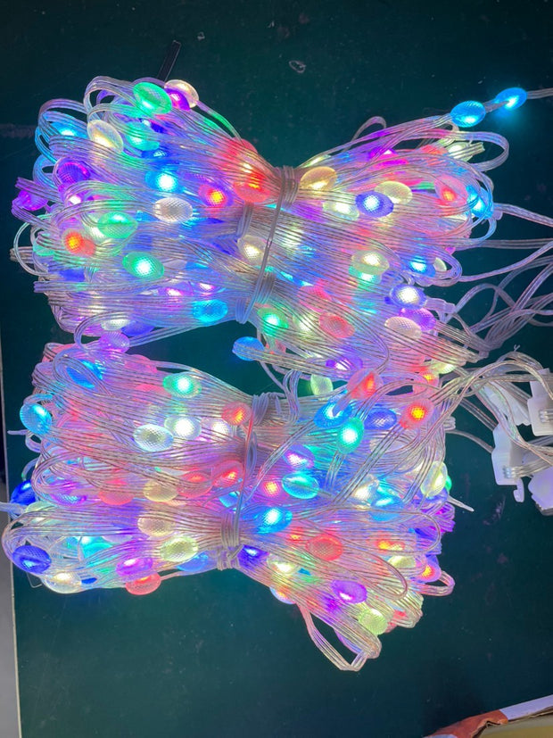 Smart LED RGB Curtain String Lights Bluetooth APP Control