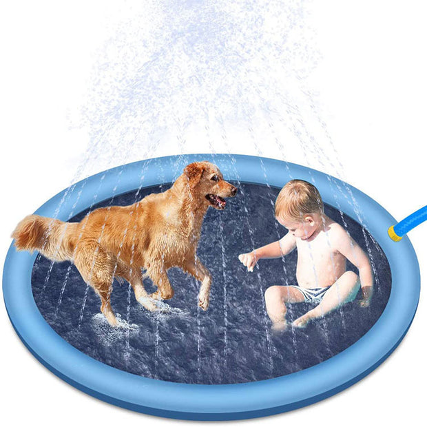 Fun Backyard Non-Slip Splash Pad For Kids And Pet