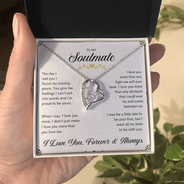 To My Soulmate | Forever Love Necklace