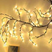 Willow Vine Branch With Lights Christmas Garland Flexible DIY