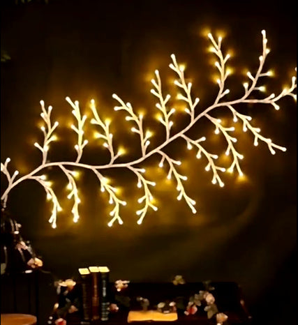 Willow Vine Branch With Lights Christmas Garland Flexible DIY