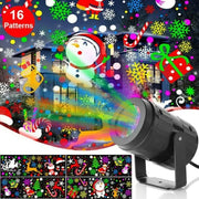 Party Lights Snowflake Projector Led  Rotating Xmas Pattern