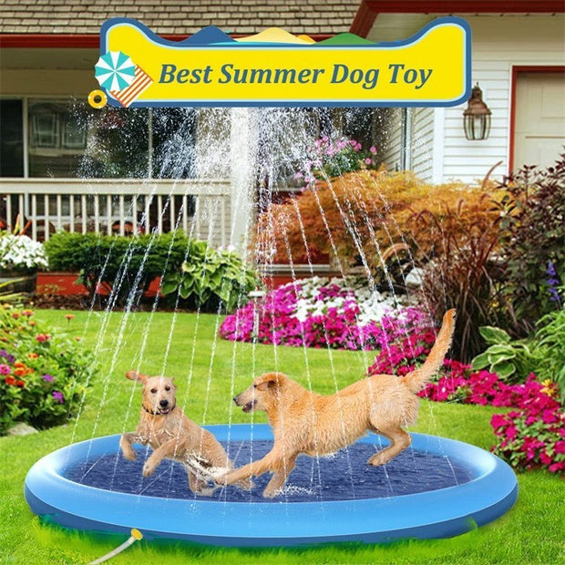 Fun Backyard Non-Slip Splash Pad For Kids And Pet