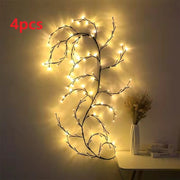 Willow Vine Branch With Lights Christmas Garland Flexible DIY